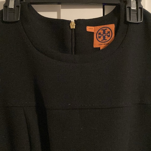 3 for $100! Black sleeveless wool Tory Burch sheath dress - Picture 2 of 4